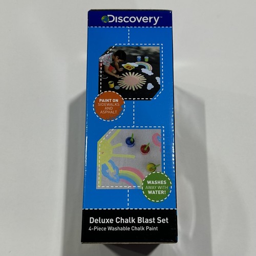 Discovery Kids Deluxe Chalk Blast Set 4-piece Washable Chalk Paint Red - Ages 6+ - 第 3/4 張圖片