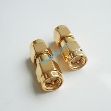 1Pcs SMA male to SMA male plug in series RF coaxial adapter connector Wifi