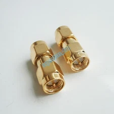 1Pcs SMA male to SMA male plug in series RF coaxial adapter connector Wifi 