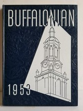 1953 Buffalo yearbook University of UB Buffalonian New York College  Vtg NY 