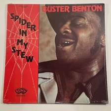 Buster Benton LP Spider In My Stew LPS 8002 Mint Still Sealed