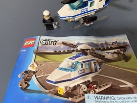 - Lego City 7741 Police Helicopter Chopper Cop RETIRED RARE