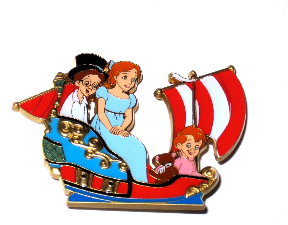 D23 Expo LE 300 RARE WDI Disney Pin✿ Peter Pan Flight Wendy