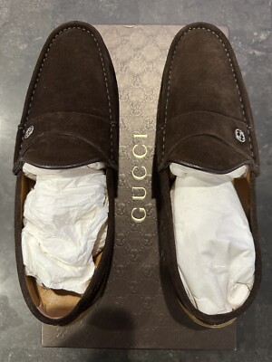 Auth GUCCI Suede Loafers SZ 8 Gucci | Shoes | Auth Gucci Suede Loafers Sz 8 | Poshmark main image 2