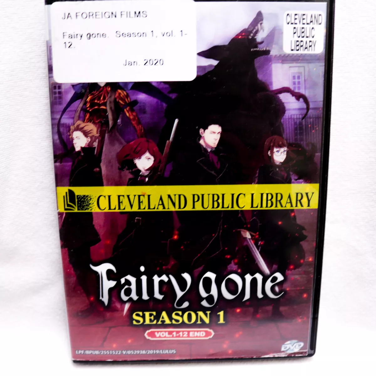 Fairy Gone - Season 1 Vol. 1-12 End (DVD)