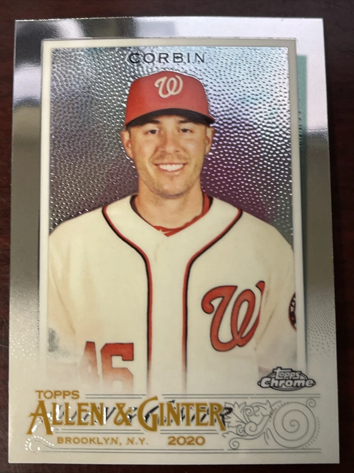 2020 Topps Chrome Allen & Ginter #142 Patrick Corbin - Washington Nationals - Image 2 of 2