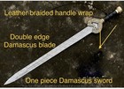 Handmade Herugrim Sword Replica with Scabbard,Wall Plaque with Scabbard VBS-07-A — photo 3