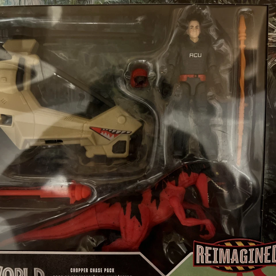 Jurassic World Legacy Collection Chopper Chase Pack Helicóptero y Atrociraptor Foto 2 de 3