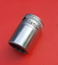 Vintage Snap-on Tools USA SW240 3/4” Socket 1/2” Drive 12pt Point Chrome Loss