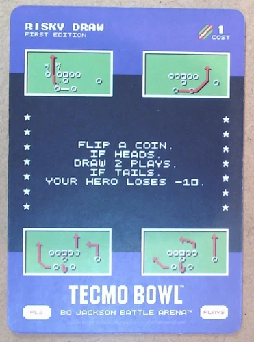 2026 Bo Jackson Battle Arena Tecmo Bowl PL-2 Risky Draw SSP