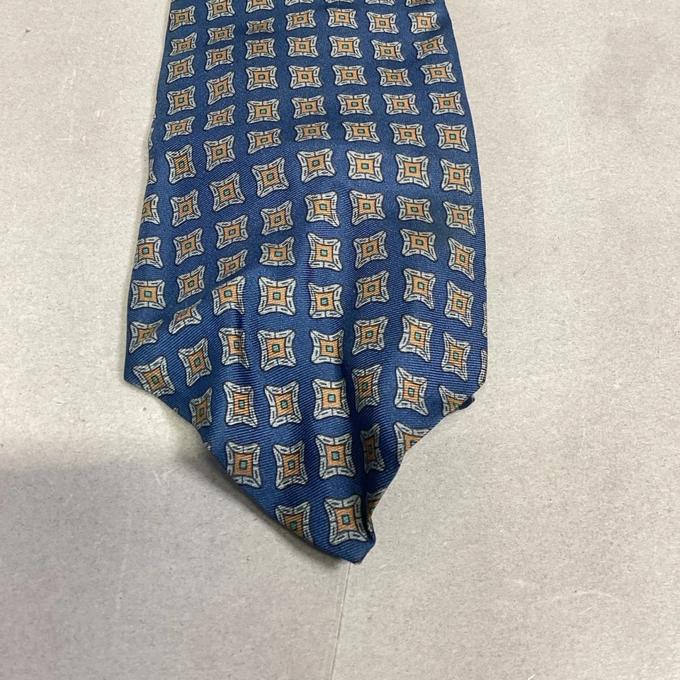 Set Of 2 J. Crew Handmade Men’s 100% Silk Neck Ties - Image 3 of 4