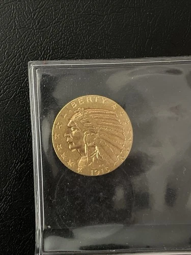 1915 Indian Head $5 Gold Coin Half Eagle