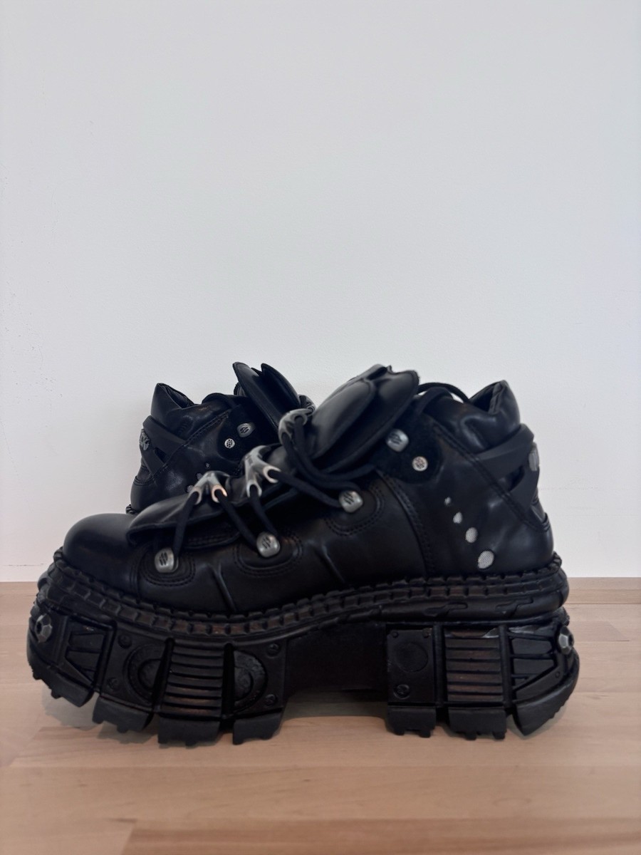 New Rock Tank platform ankle boots, model M-TANK106-C2 | eBay