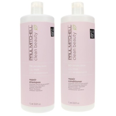 Paul Mitchell Clean Beauty Repair Shampoo 33.8 oz & Conditioner 33.8 oz Combo