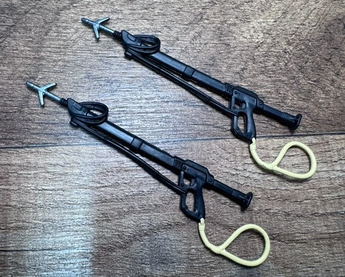 GI Joe Classified 169 Diver Yellow Scuba Tactical Spear Gun x2 Custom Fodder