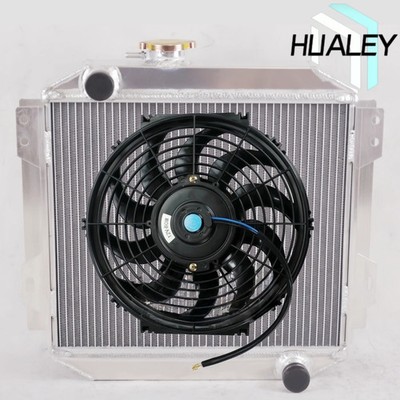 Kühler radiator+12''Fan For Ford Capri MK1-MK3 Kent 1.6L/Essex/Escort 1974-88 MT