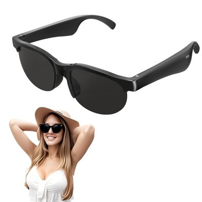 AI Glasses w/150+ Real-Time Translation Voice Assistant & HandsFree Call HD A...