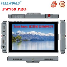FEELWORLD FW759 Pro 7'' Touch Screen Camera Field Video Monitor 4K HDMI 1280x800