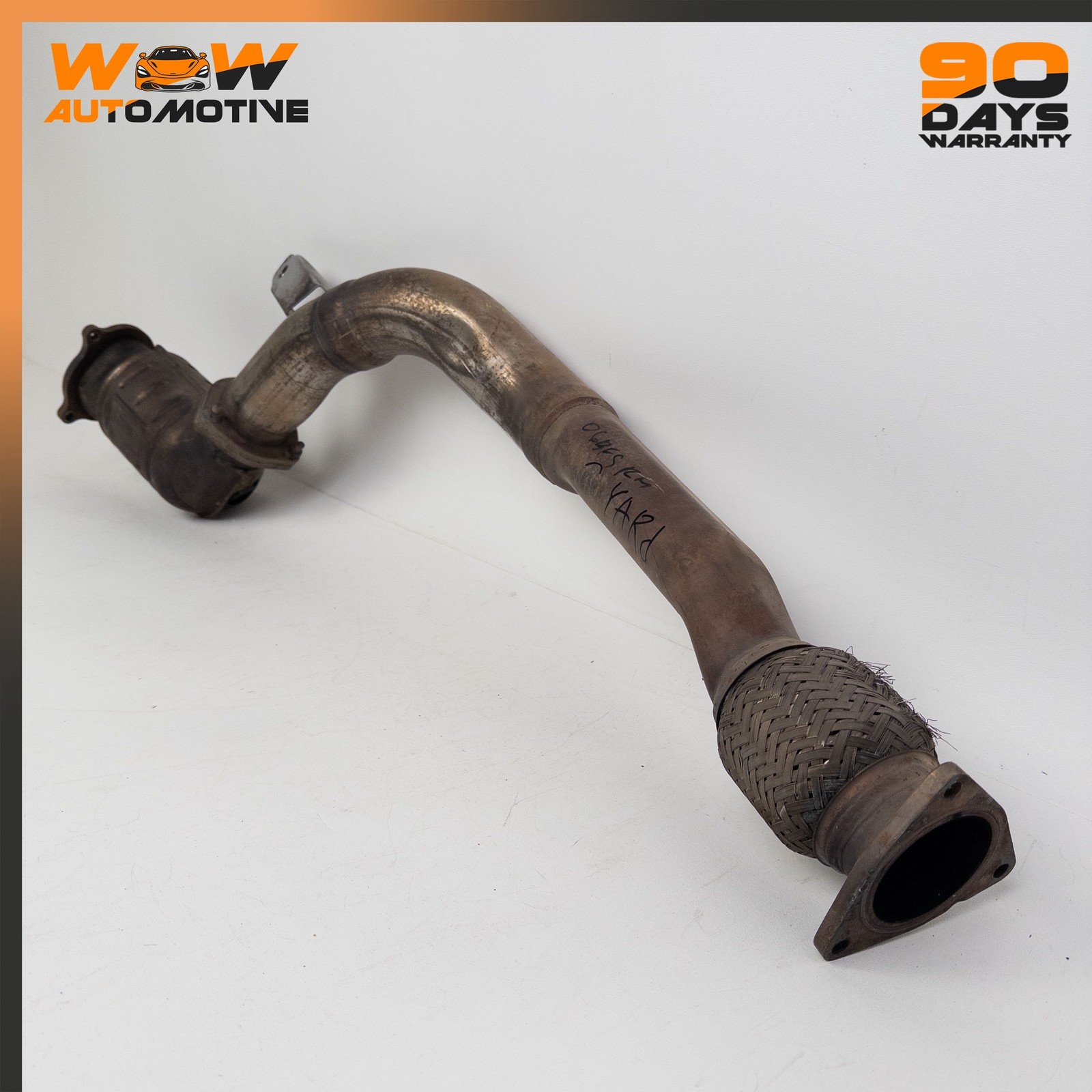 04-13 BENTLEY CONTINENTAL FLYING SPUR RIGHT EXHAUST DOWNPIPE 3W0131690C OEM