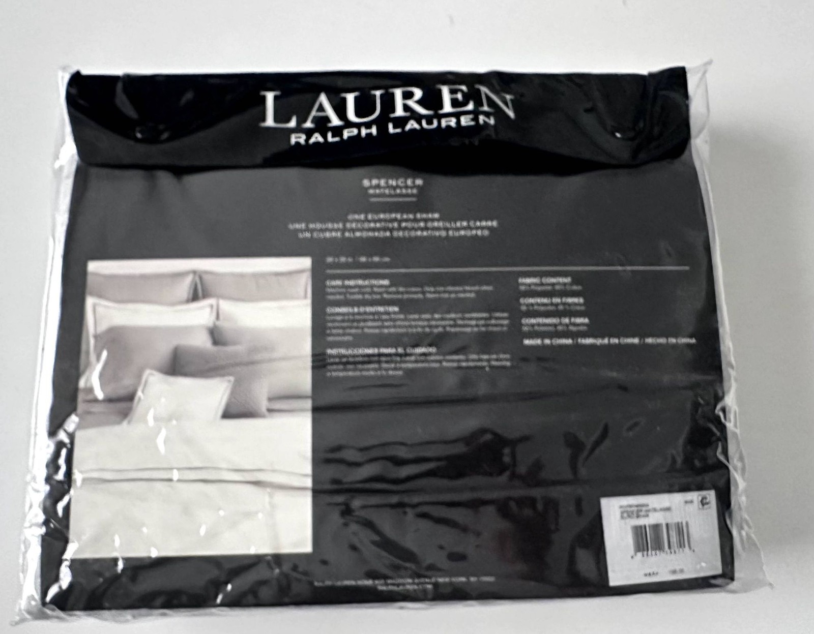 Lauren Ralph Lauren Home Spencer Matelasse EURO Sham Sage Green NEW