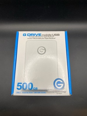 G Drive 500 GB Portable Hard Drive MOBILE usb g technology hitachi MacBook NEW