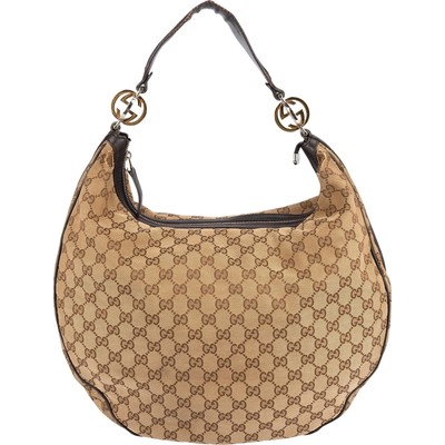 Gucci Monogram GG Interlocking G Hobo Shoulder Bag Tasche