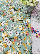 ?Monsoons Soft Handle Viscose Challis Rayon Dress Blouse Fabric 3 Metres Soft