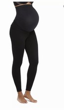 NWT SPANX Mama Ankle Jean-Ish Maternity Legging Black Twill Stretch Pant S 110
