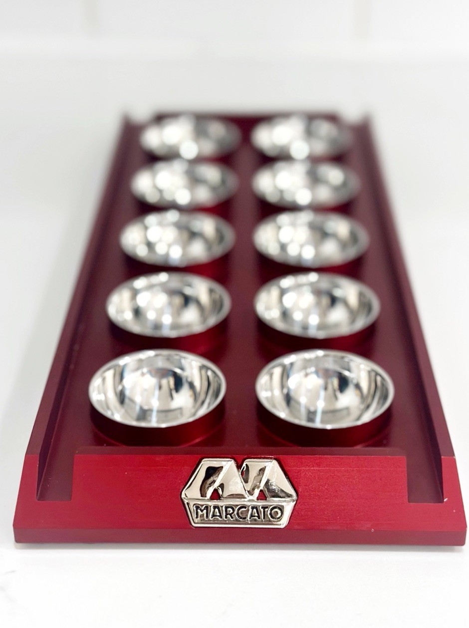 Marcato Atlas Durable Ravioli Press Mold Tablet Homemade Pasta Maker Red