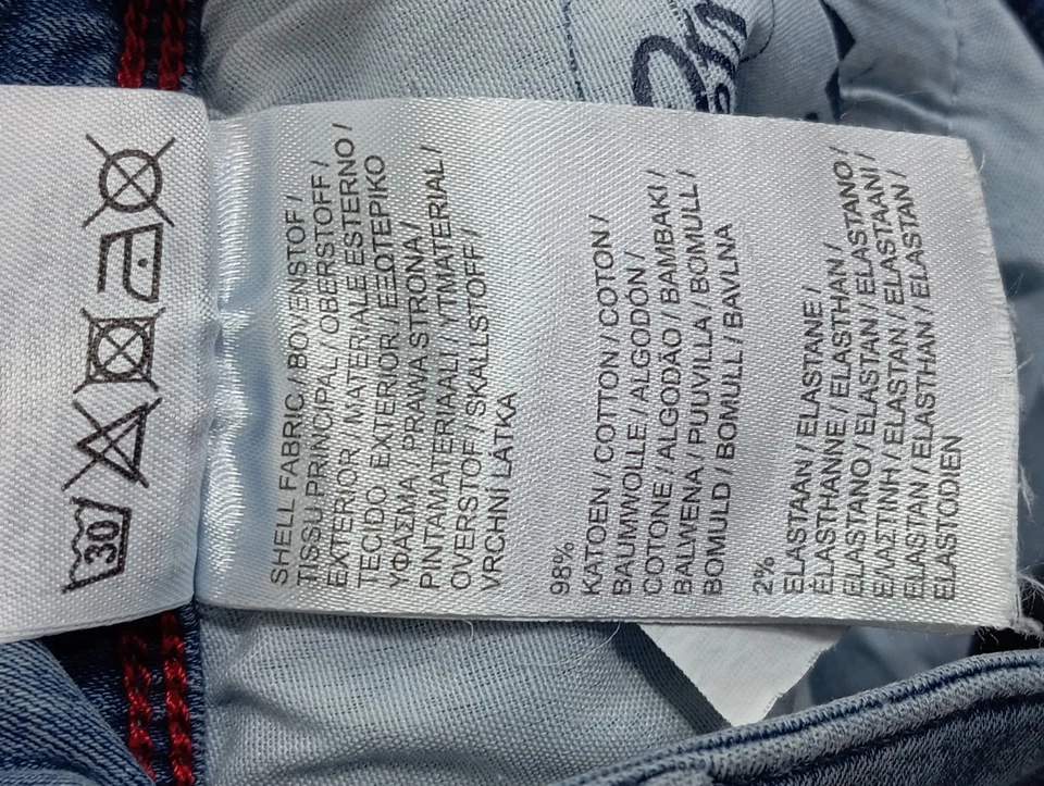 PETROL INDUSTRIES Damen Jeans Straight Leg W28/36/S Blau Casual Denim Hose - Bild 4 von 4