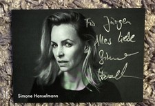 Autogrammkarte Simone Hanselmann GZSZ Die Bergretter 2025 Handsigniert