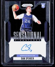 Cam Spencer 2024-25 Donruss #SS-CSG Signature Series Winter Grizzlies