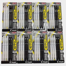 Pilot G2 Edge Gel Pens Black Ink 0.7mm Fine Point Japan 40 Pens 8 5 Pack Lot