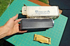 Vintage 1950-60's Metal Dixie Cup Dispenser Industrial Crackle Black  & chrome — photo 3