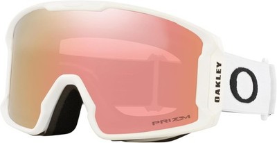 Oakley Line Miner M Snow Goggle Medium White Strap/Prizm Rose Gold