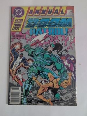 Doom Patrol: Annual #1 (DC 1988) MADDAX, LEX LUTHOR / Erik Larsen Cover