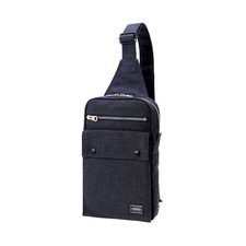 PORTER SMOKY Sling Shoulder Bag, Yoshida Co., B5 size, Navy