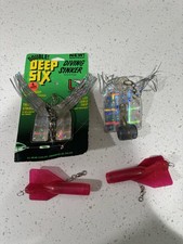 Deep Six Diving Sinker Disco Tape & Tails Size 4 & Jet Driver Luhr Jensen Lot