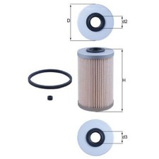 Knecht Kraftstofffilter 93160736 95516103 1640500Q0B 1640500QAB 95507641 2117600