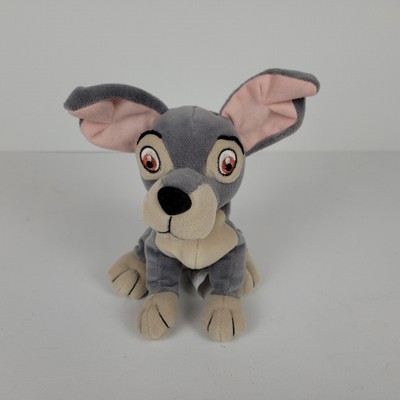 Disney Vintage Plush Lady And The Tramp Small Bean Bag Dog Collectible 7 