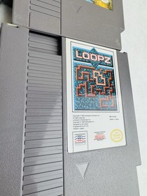 Nintendo (NES) Game Bundle Lot of 4 Tested Loopz Othello Sky Shark & Infiltrator