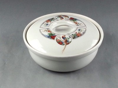 Vintage Fraunfelter Royal-Rochester Royallite Baking Dish Golden Pheasent Dish