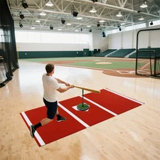 Heavy-Duty Baseball Batting Hitting Mat, Baseball Softball Turf Training Mat
