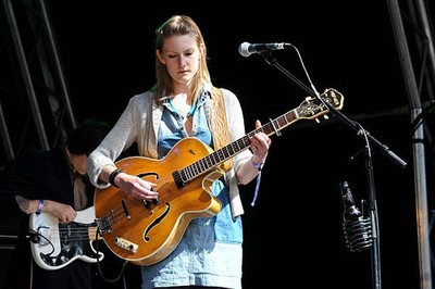 Jessica Davies of Smoke Fairies performs day three of End Of The R- Old Photo