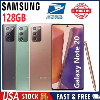 NEW UNLOCKED SAMSUNG GALAXY NOTE 20 5G SM-N981U 128GB ALL COLORS/MEMORY GSM+CDMA