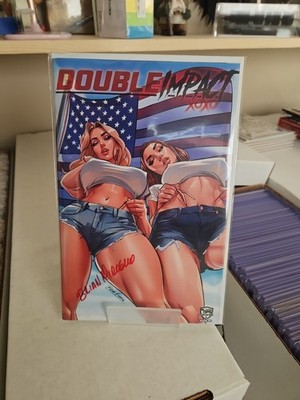 SIGNED BY BRIAN MIROGLIO ARTIST POWER HOUR DOUBLE IMPACT NEVER RELEASED R145
