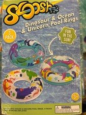 Dinosaur, ocean, unicorn pool ring -26 - 3pk