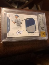 2016 National Treasures Auto Patch Corey Seager  Rookie #29/99 -Two color Jersey