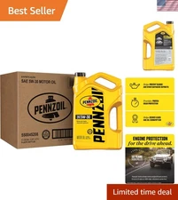 Synthetic Blend 5W-30 Motor Oil, 5 Quart Package (3 Bottles) for All Vehicles