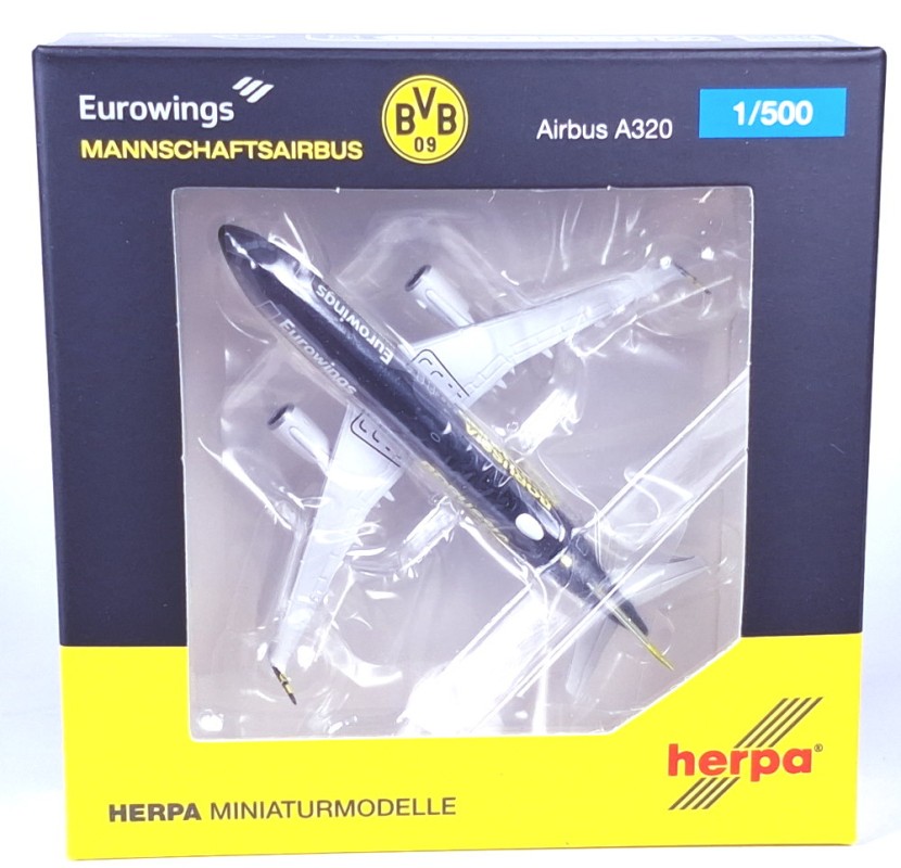 Airbus A320 Eurowings BVB Team Airbus (Borussia Dortmund 2025) Reg. D-AEWM